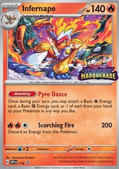 Pokemon Infernape  (SVP 116)