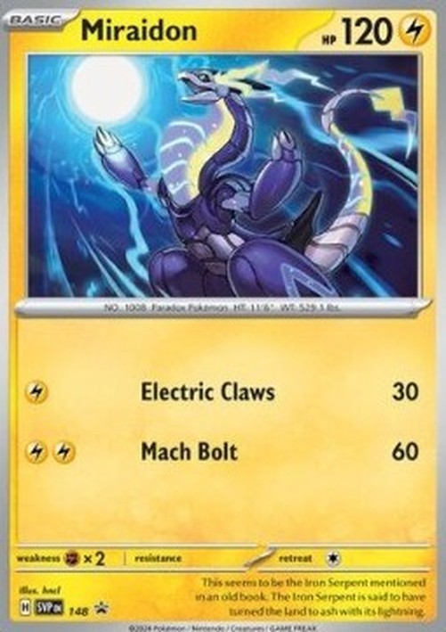 Pokemon Miraidon  (SVP 148)