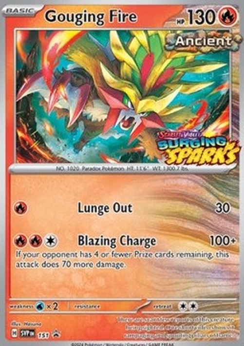 Pokemon Gouging Fire  (SVP 151)
