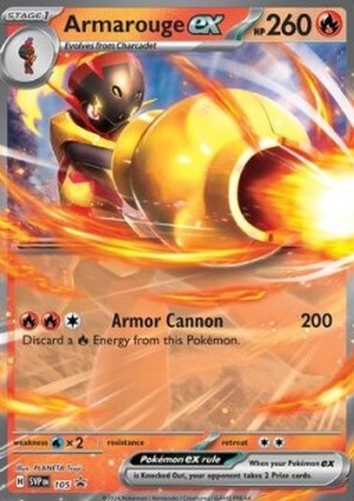 Pokemon Armarouge ex  (SVP 105)
