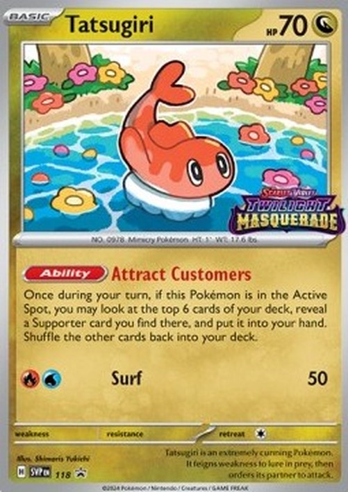 Pokemon Tatsugiri  (SVP 118)