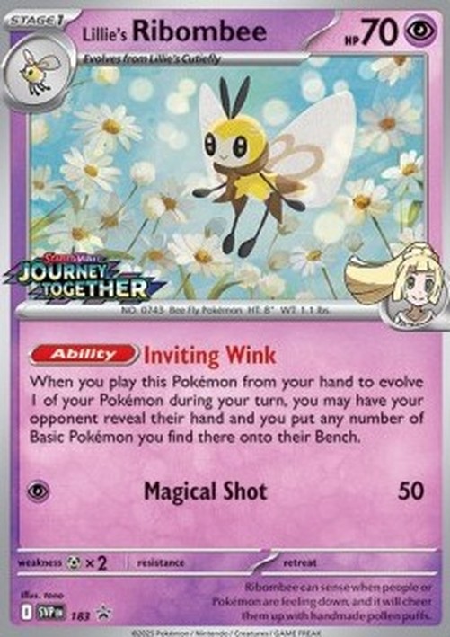 Pokemon Lillie's Ribombee  (SVP 183)
