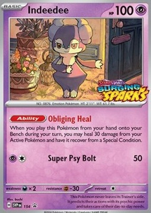 Pokemon Indeedee  (SVP 154)