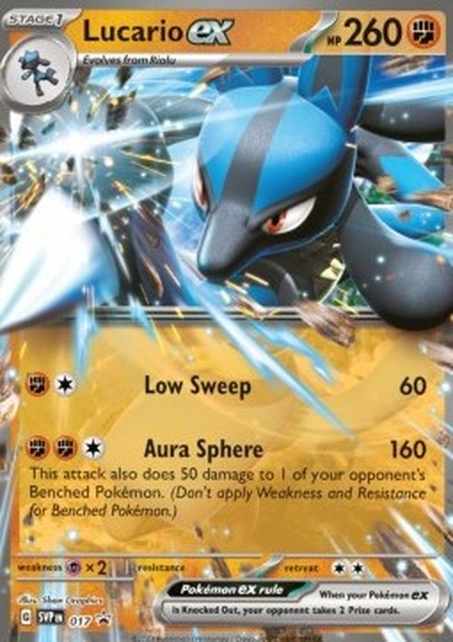 Pokemon Lucario ex  (SVP 017)