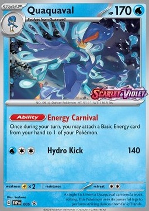 Pokemon Quaquaval (SVP 005)