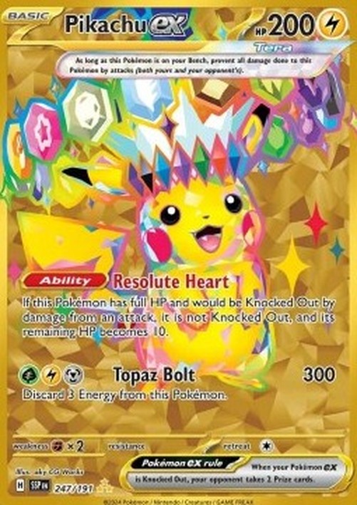 Pokemon Pikachu ex  (SSP 247)