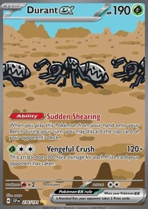Pokemon Durant ex (SSP 236)