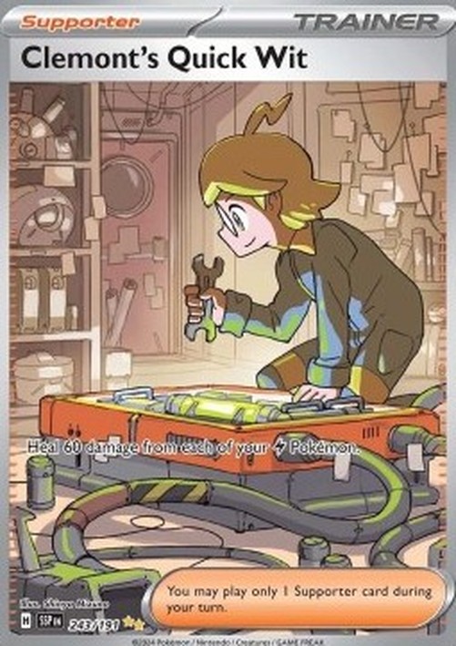 Pokemon Clemont's Quick Wit (SSP 243)