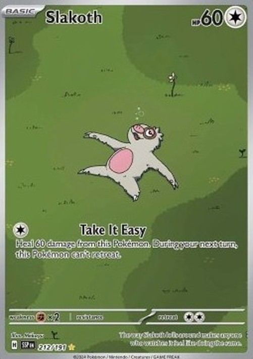 Pokemon Slakoth  (SSP 212)