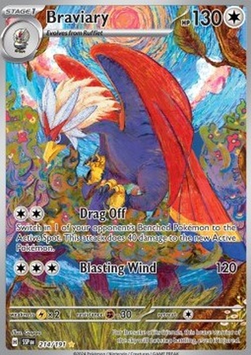 Pokemon Braviary  (SSP 214)