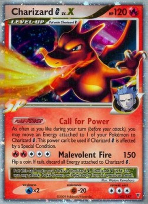 Pokemon Charizard [G] LV.X  (SV 143)