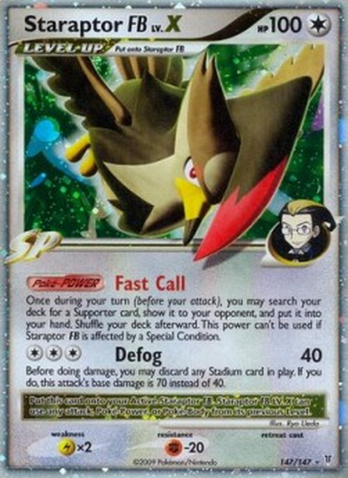 Pokemon Staraptor [FB] LV.X  (SV 147)