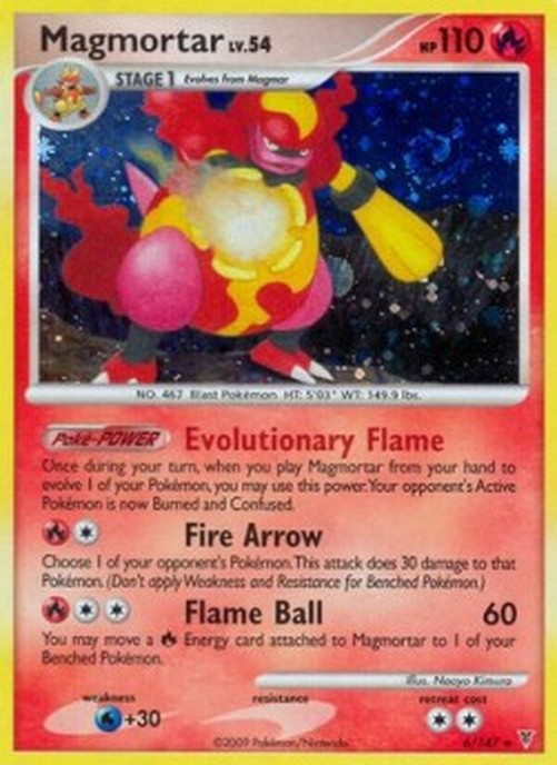 Pokemon Magmortar Lv.54  (SV 6)