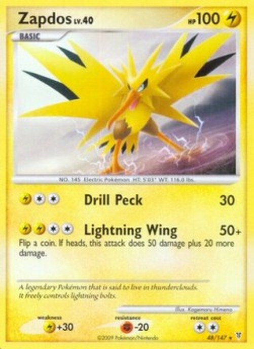 Pokemon Zapdos Lv.40  (SV 48)