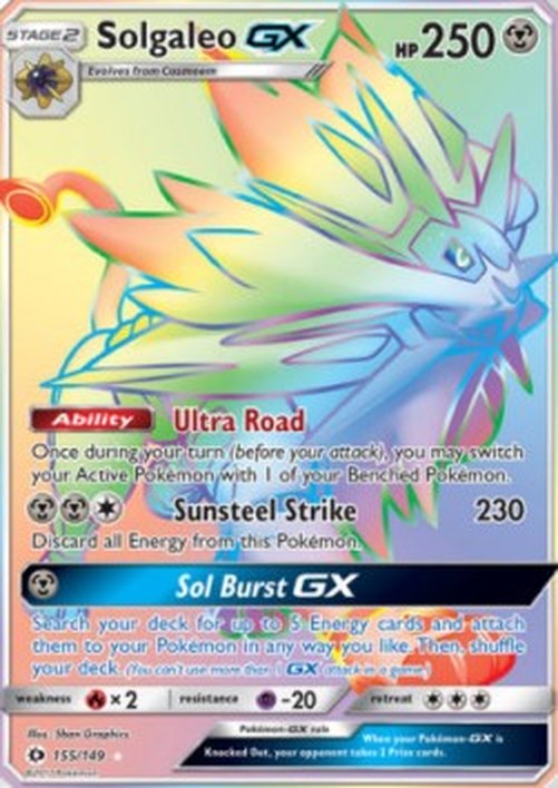 Pokemon Solgaleo GX (SUM 155)