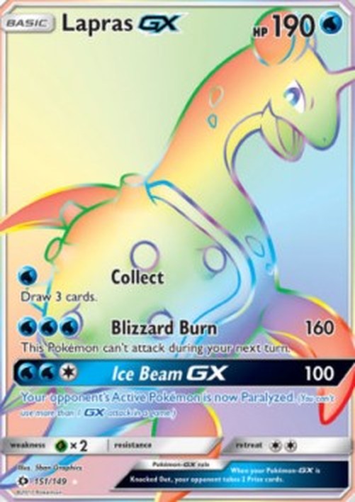 Pokemon Lapras GX (SUM 151)