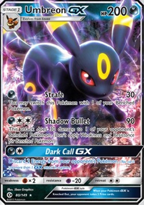 Pokemon Umbreon GX  (SUM 80)