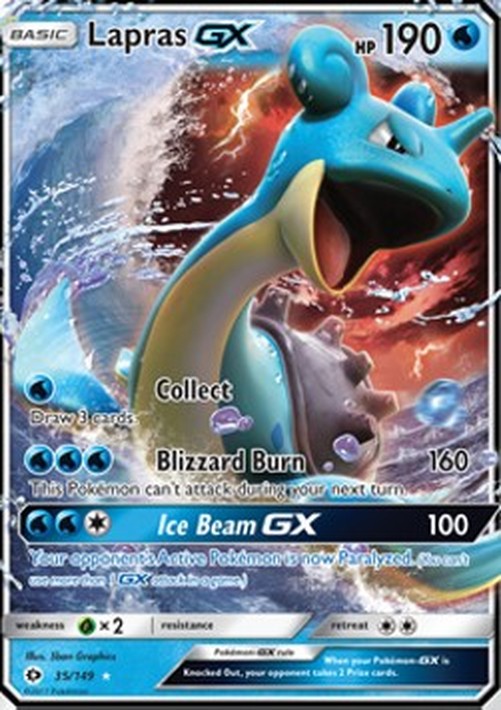 Pokemon Lapras GX  (SUM 35)
