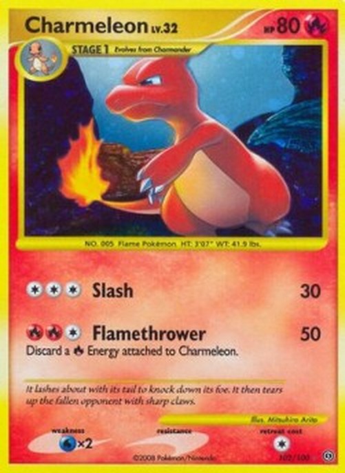 Pokemon Charmeleon Lv.32  (STF 102)
