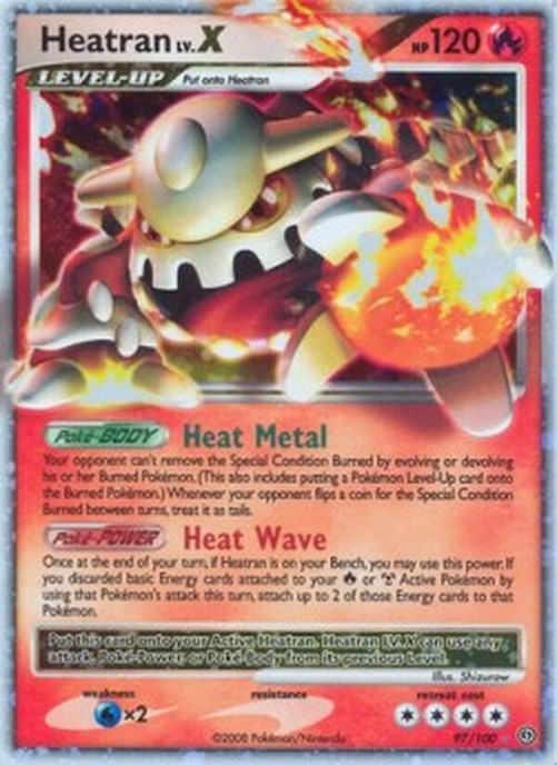 Pokemon Heatran LV.X  (STF 97)