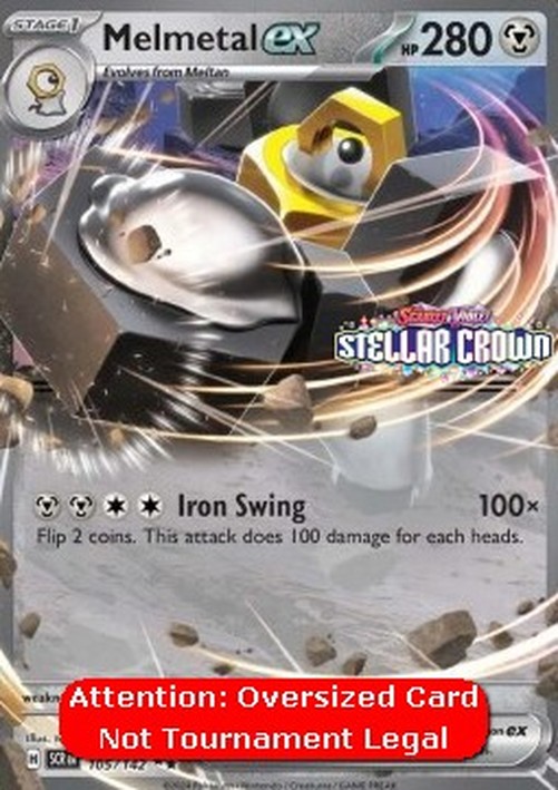 Pokemon Melmetal ex (SCR 105)