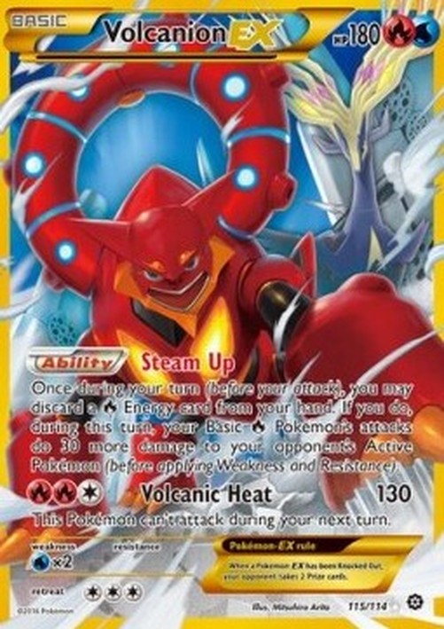 Pokemon Volcanion EX  (STS 115)