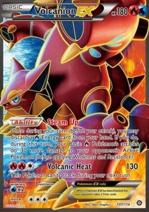 Pokemon Volcanion EX  (STS 107)
