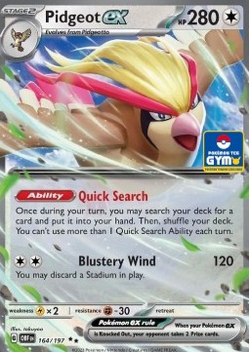 Pokemon Pidgeot ex (SEA OBF 164)