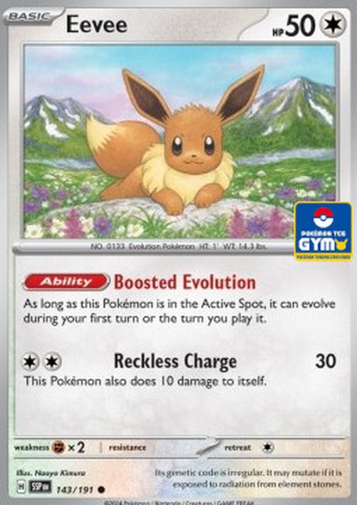 Pokemon Eevee (SEA SSP 143)