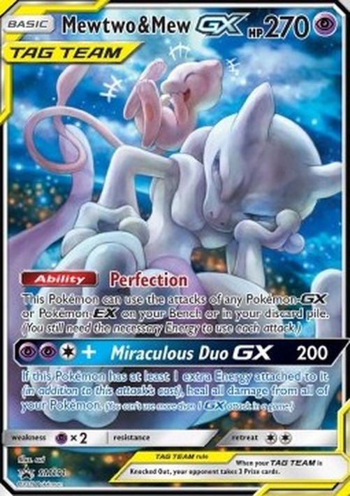 Pokemon Mewtwo & Mew GX  (SM 191)