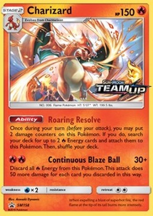 Pokemon Charizard  (SM 158)