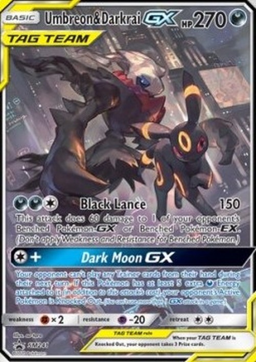 Pokemon Umbreon & Darkrai GX  (SM 241)