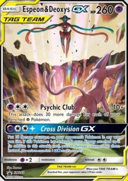 Pokemon Espeon & Deoxys GX (SM 240)