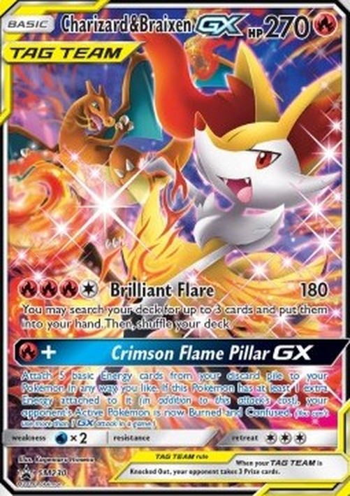 Pokemon Charizard & Braixen GX  (SM 230)