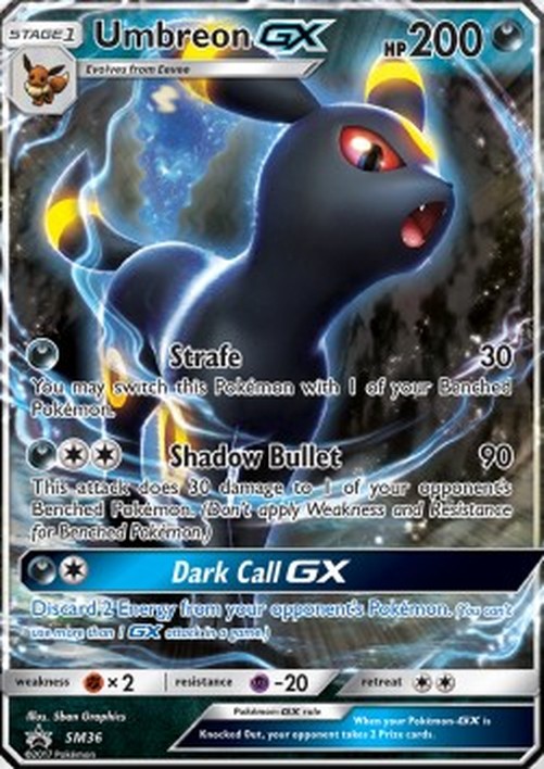 Pokemon Umbreon GX (SM 36)