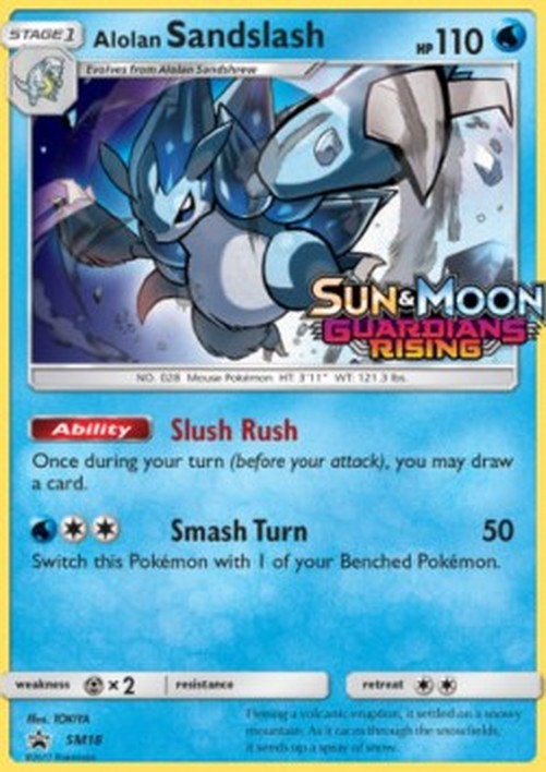 Pokemon Alolan Sandslash  (SM 18)