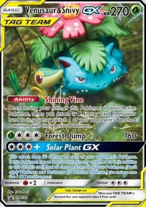 Pokemon Venusaur & Snivy GX (SM 229)