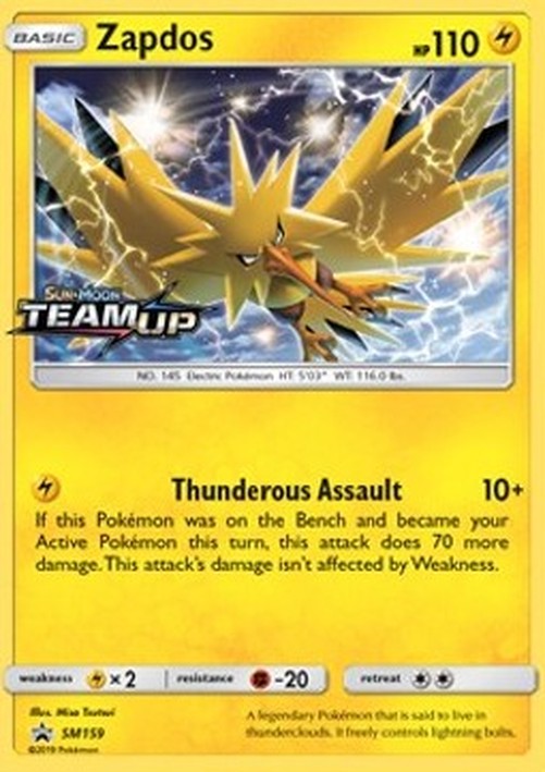 Pokemon Zapdos  (SM 159)