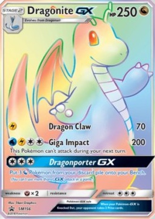 Pokemon Dragonite GX  (SM 156)