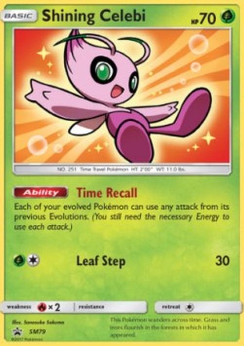 Pokemon Shining Celebi (SM 79)