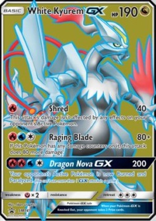 Pokemon White Kyurem GX  (SM 141)