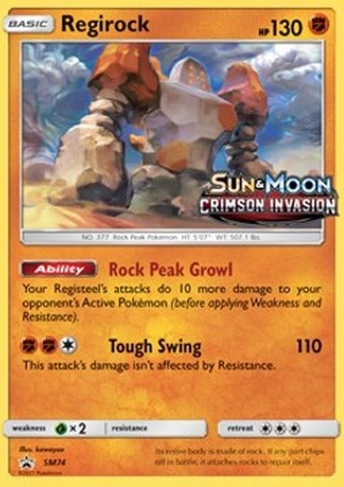 Pokemon Regirock (SM 74)