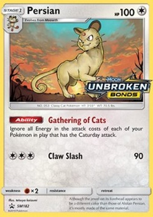 Pokemon Persian (SM 182)
