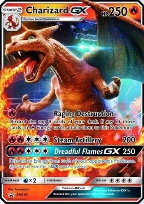 Pokemon Charizard GX  (SM 195)