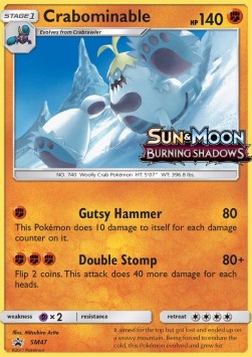 Pokemon Crabominable (SM 47)