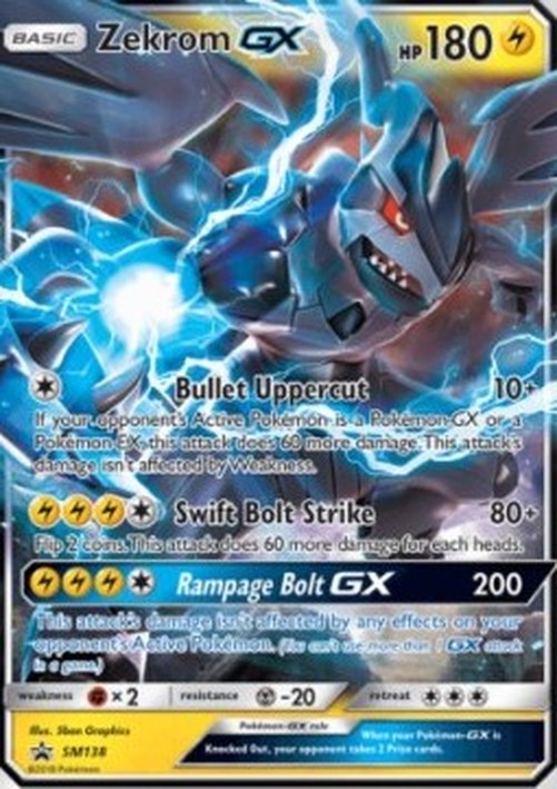 Pokemon Zekrom GX  (SM 138)