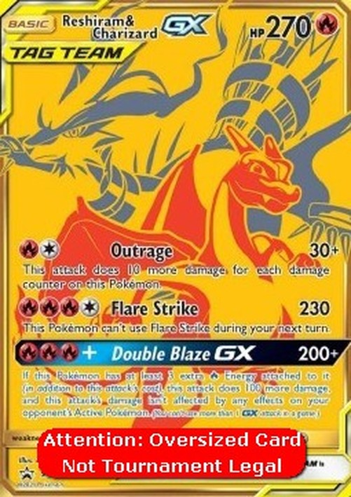 Pokemon Reshiram & Charizard GX (SM 247)