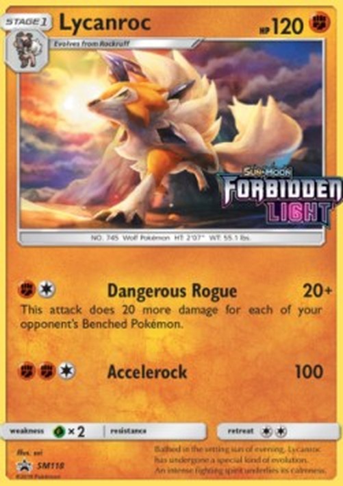 Pokemon Lycanroc (SM 118)