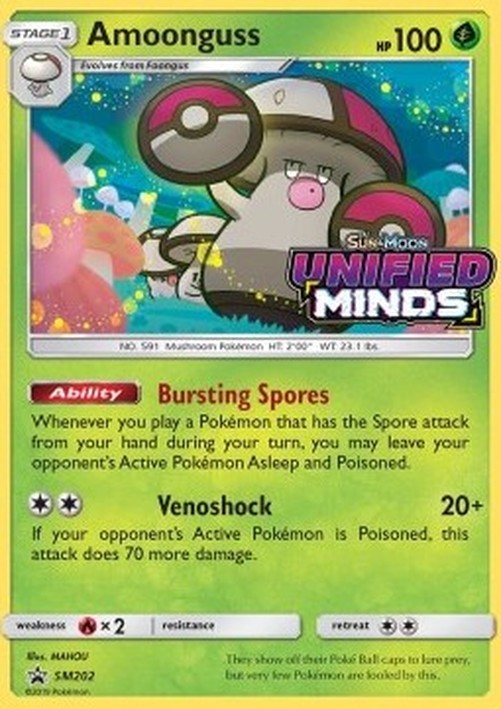 Pokemon Amoonguss (SM 202)