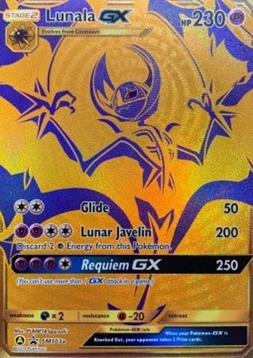 Pokemon Lunala GX (SM 103a)